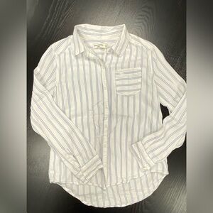 Abercrombie Kids, girls long sleeved button up. Size 11/12.